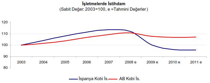  Kaynak  Kobi Yasasi Ispanya Raporu, Ispanya Kobilerinin Isgücüne Katkisi