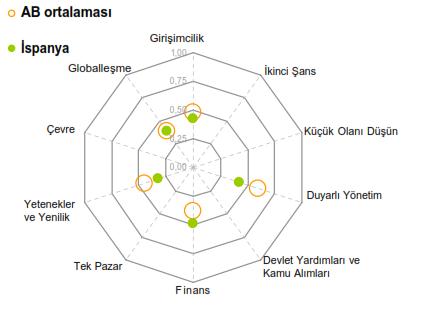  Kaynak  Kobi Yasasi Ispanya Raporu, Ispanya SBA Radar Grafigi